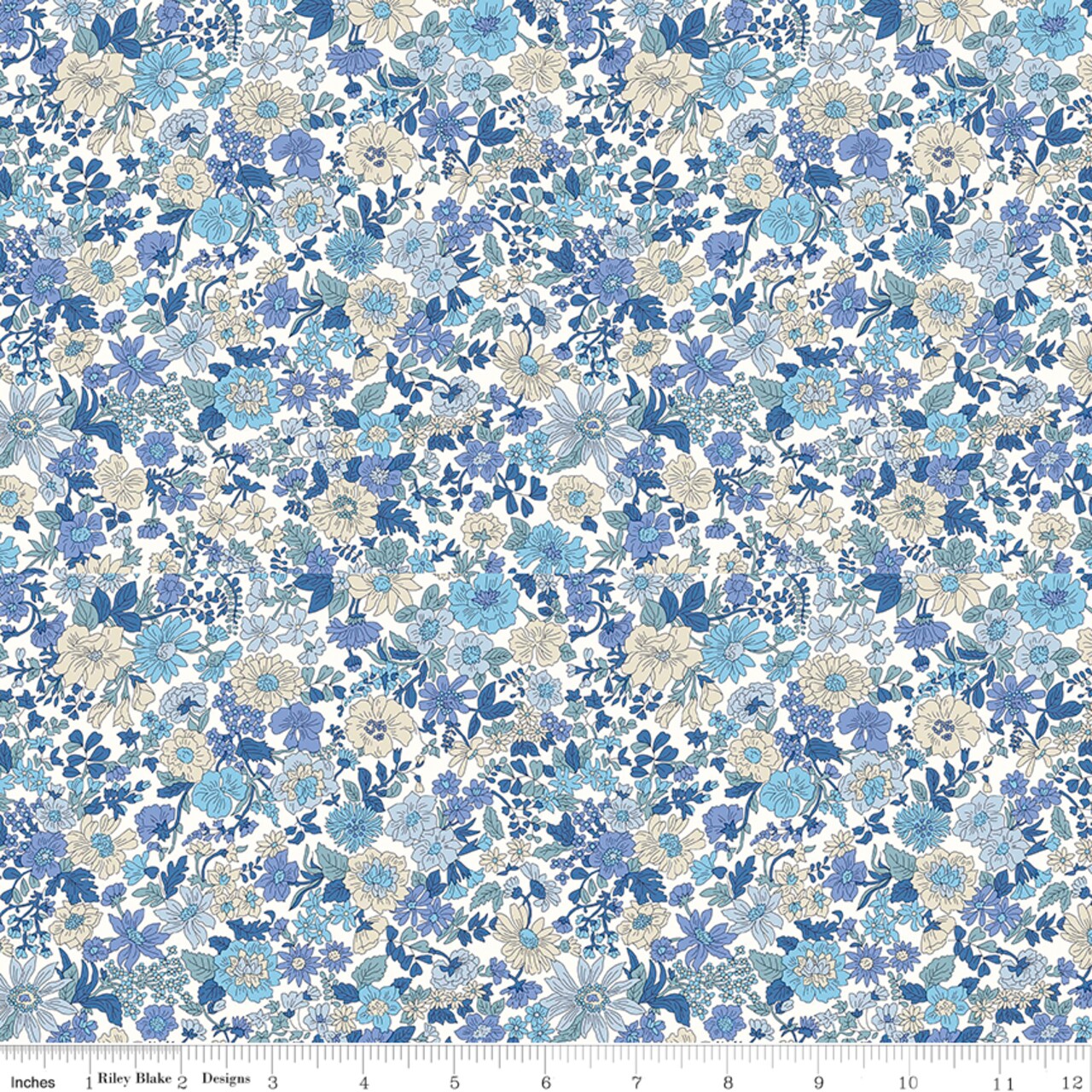 Emily Annabelle in D (01667525d) | Emily Annabelle | Liberty Fabrics | Riley Blake
